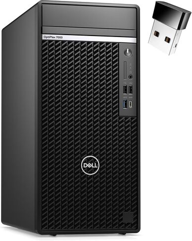 Dell OptiPlex 7000 Business Tower Desktop Computer, 12th Gen Intel 12-Core i7-12700, 16GB DDR5 RAM, 1TB PCIe SSD, WiFi 6, Bluetooth, DisplayPort, Keyboard and Mouse, Windows 11 Pro in Saudi Arabia