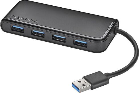 إنسيغنيا - موزع USB 3.0 ذو 4 منافذ - أسود in Kuwait