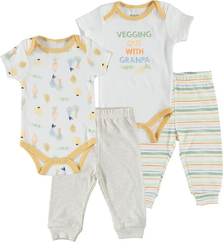 Chick Pea Newborn Baby Clothes for Fall Footless Pant Layettes in Kuwait