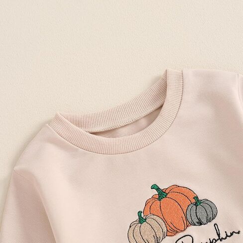Baby Boy Halloween Outfit Cutest Pumpkin In The Patch Sweatshirt Drawstring Long Pants Toddler Fall Clothes in Saudi Arabia