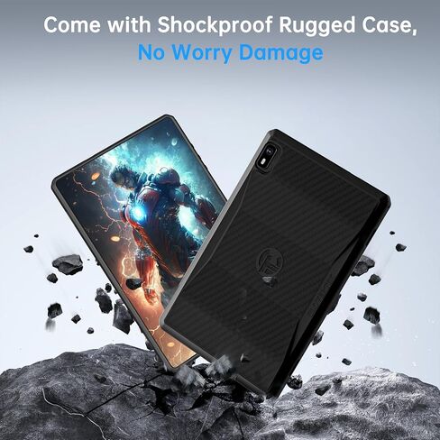 Tablet 10 Inch Android 13 Tablet, 4G SIM Unlocked, Quad-Core 2.0GHz, 3+32GB, TF Expandable, HD IPS Screen, BT 5.0, 5MP+8MP Dual Camera, 5000mAh, Google Kids Space, Tablet with Case, GPS in Saudi Arabia