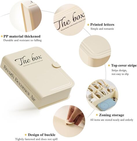 صندوق تخزين كابل منظم إلكترونيات كبير، حافظة منظم سلك كابل الشاحن مع ربطة كابل طويلة للملحقات الإلكترونية التقنية، شفاف in Kuwait