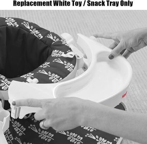 Replacement Part for Fisher-Price Sit-Me-Up Floor Seat - GMD19 ~ Replacement Toy/Snack Tray ~ White in Saudi Arabia