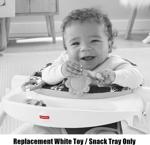 Replacement Part for Fisher-Price Sit-Me-Up Floor Seat - GMD19 ~ Replacement Toy/Snack Tray ~ White in Saudi Arabia