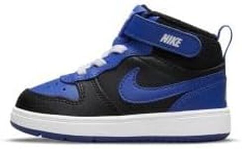 حذاء Nike Baby Boy's Court Borough Mid 2 (للرضع/الأطفال الصغار) أسود/Game Royal/Game Royal/White 6 طفل صغير M in Saudi Arabia