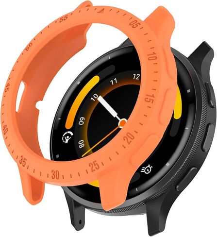 مخصص لـ Garmin Venu 3، جراب مرن مصنوع من مادة TPU ومقاوم للصدمات وإطار واقٍ لغطاء Garmin Venu 3 وملحقات الساعة الذكية (أسود وأسود) in Kuwait