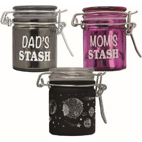 2.5" Mini Storage Jar Set of 3: Danger