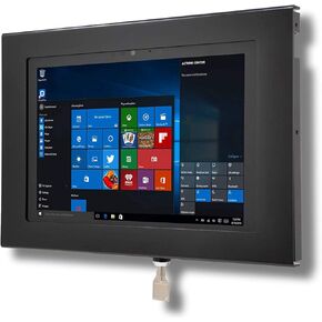 TABcare Locking Anti-Theft Metal Case for Lenovo TAB M11 K11 Tablet for Kiosk, POS, Store, Show Display, Time Clock (Black, TAB M11 K11)