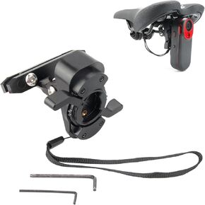 LICHIFIT Bicycle Saddle Bow Mount for Garmin Varia RCT716 RCT715 Rearview Radar Taillight Bike Seat Support Cycling Bracket Rearview Radar Holder