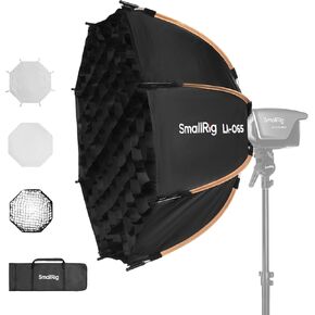SmallRig LA-O65 Octagonal Softbox, 65cm/25.6in Quick Release Softbox with Carrying Bag, for Bowens Mount COB Lights for SmallRig for Neewer for Aputure for Godox - 4874