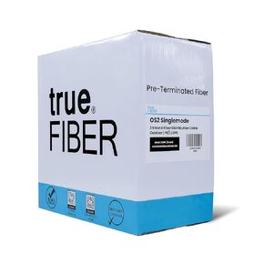 trueCABLE LC-LC UPC ثنائي الأطراف، 250 قدمًا (76.2 مترًا)، كابل ألياف متعدد الأوضاع OM4، داخلي/خارجي، مدرع للدفن المباشر، PE/LLDPE