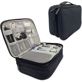 GottaHaveit - Electronic Organizer Travel Case & Cable Organizer (Black)