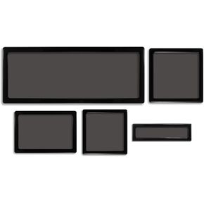 Dust Filter Kit for NZXT S340, Black Frame/Black Mesh