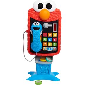 هاتف Playphone مقاس 17.5 بوصة من Sesame Street Elmo's Sing & Learn، للتعلم والتعليم، ألعاب للأطفال للأعمار من عامين فما فوق من Just Play in Saudi Arabia