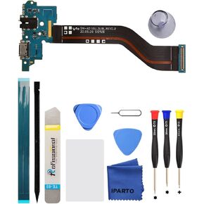 Charging Port Replacement for Samsung Galaxy A51 5G A516U (NOT for A515 4G and NOT for A516V) Charging Port Replacement Kit for 6.5 inch Galaxy A51 5G SM-A516U USB Flex Dock Connector