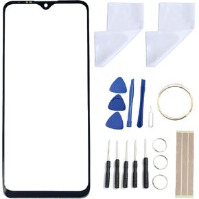 FainWan Front Screen Glass Outer Panel Lens Replacement +OCA Repair Tools Kit Compatible with T-C-L 20SE T671H, T671F, T671O 6.8 inch Black Adhesive