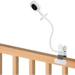 Flexible Baby Monitor Mount, 15.7 inches, Compatible with Nanit Pro Smart Baby Monitor, Long Gooseneck Arm, Camera Holder Stand, 1/4 Screw Mount