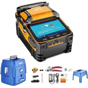 مجموعة أدوات AI-9 Fusion Splicer مع التركيز التلقائي و6 محركات لبناء خط صندوق السيارة، ومشاريع ربط الكابلات FTTH in Saudi Arabia