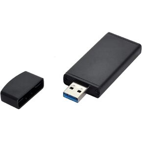 NFHK 42mm NGFF M2 SSD to USB 3.0 External PCBA Conveter Adapter Card Flash Disk Type with Black Case