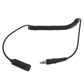 U174 to 1/4 U-174 Female Headset Adapter Extension Coil Cable for Bose Airplane Helicopter General Aviation GA Headphone