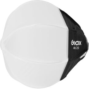 Godox CS30 Ball Softbox 11.8"x11.8"/30x30cm, Godox Mount Soft Box Soft Ball for Godox LED Light Godox ML100Bi ML60IIBi ML60Bi ML60 ML30Bi ML30