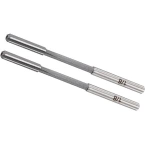 Chucking Machine Reamer, 1/8" Cutting Dia., High Speed Steel Cutter Tool - (Applications: for Aluminum Copper), 2-Pieces