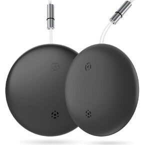 YaoTag 2 Pack Luggage Tracker Works with Find My (iOS only), Item Finder for Keys, Wallet, Earbuds, Luggage, Suitcase and More, IP67 Waterproof, Replaceable Battery