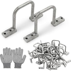 30 Pcs Distribution Rings, 2 inch Cable Distribution Rings, Aluminum Cable Management D Ring for Sorting Out Electric Cables