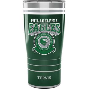 Tervis Traveler NFL Philadelphia Eagles - Vintage Triple Walled Insulated Tumbler Travel Cup Keeps Drinks Cold & Hot, 30oz, Stainless Steel