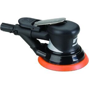Dynabrade (56818) Dynorbital Supreme 5" (127 mm) Diameter Random Orbital Sander, Self-Generated Vacuum | Proportionate 3/16" (5 mm) Diameter Orbit | 12000 RPM Pneumatic Motor