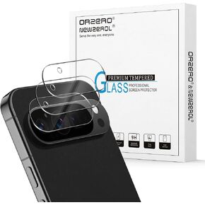 Orzero (3 Pack) Camera Lens Protector Compatible for Google Pixel 9 Pro XL 6.8 inch, Case Friendly Tempered Glass 9H High Definition Microphone Cutout Anti-Scratch