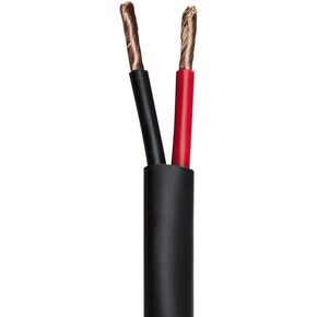 Monoprice Nimbus Series 12 Gauge AWG 2 Conductor CMP-Rated Speaker Wire / Cable - 100ft UL Plenum Rated, 100% Pure Bare Copper With Color Coded Conductors