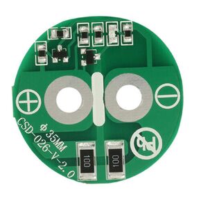 3.5cm Universal 2.7V 500F Super Capacitor Balancing Protection Board
