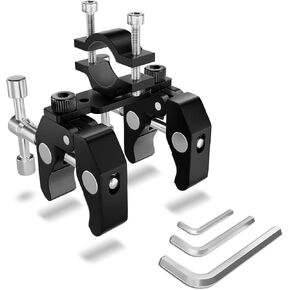 Starlink Mount Clamp, Starlink RV Mount, Anti-Slip Starlink Installation Clip, Starlink Car Mount, Suitable for RV Starlink Mounting Clips, Starlink Antenna Mount Kit for Camper