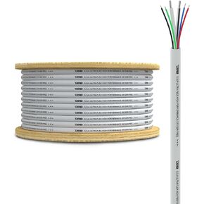 DS18 MOFC16/18GA-100SWRGB Marine Tinned OFC 18-GA RGB Wires with 16-GA Speaker Wire 100 Feet - Tinned Marine Grade Cable Ultra Flex - All in One Speaker and RGB Wire for Easy Installation