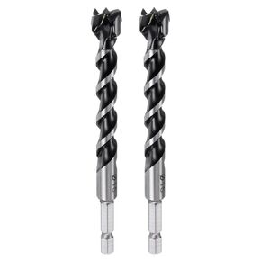 HARFINGTON 2 Pcs Forstner Drill Bit 20mm (25/32") Dia YG8/C1 Tungsten Carbide Twist Wood Forstner Bits Hole Saw Auger Opener Cutter for Woodworking Drilling