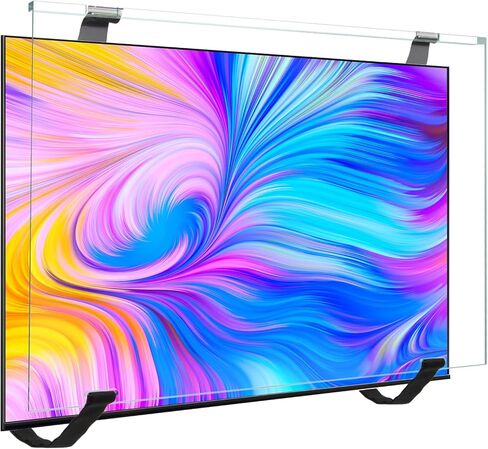 واقي شاشة تلفزيون 32 بوصة من الأكريليك الشفاف لشاشة التلفاز وشاشة الكمبيوتر لشاشة تلفزيون LED OLED QLED LCD in Kuwait