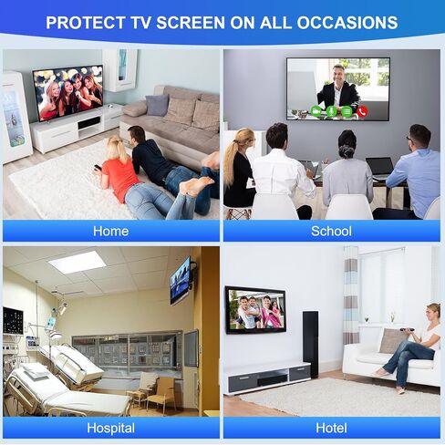 واقي شاشة تلفزيون 32 بوصة من الأكريليك الشفاف لشاشة التلفاز وشاشة الكمبيوتر لشاشة تلفزيون LED OLED QLED LCD in Kuwait