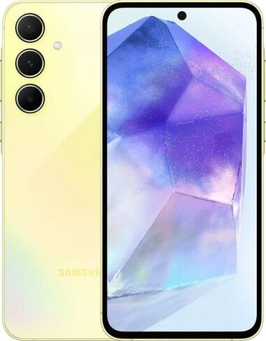 Samsung Galaxy A35 5G + 4G LTE (256 جيجابايت + 8 جيجابايت) (Tmobile Mint Tello & Global) GSM SM-A356E/DS 6.6 بوصة 120 هرتز 50 ميجابكسل ثلاثي + (شاحن حائط مزدوج 25 وات) (بحري رائع ضمان لمدة عام في أمريكا اللاتينية) in Saudi Arabia