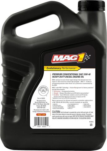 62631 SAE 15W-40 Premium Conventional Heavy Duty Diesel Engine Oil - 1 Gallon in Saudi Arabia