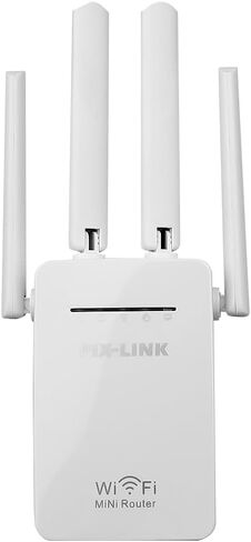 Wi-Fi Range Extender, 2.4GHz,Wireless Signal Booster & Repeater (Up to 1200Mbps Speed)， Up to 1500 sq. ft Coverage, PoE Switch, Two Ethernet Port, Long Range in Saudi Arabia