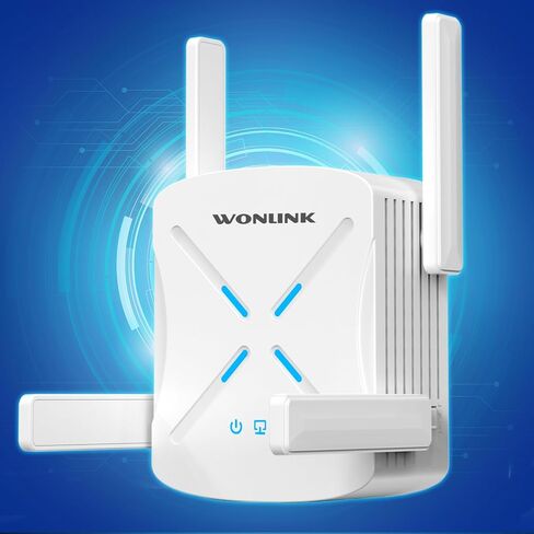 AX1800 واي فاي 6 موسعات إشارة معززة للمنزل، موسع نطاق واي فاي معزز مع منفذ جيجابت إيثرنت، موسع الإنترنت معزز ثنائي النطاق 1800 ميجابايت في الثانية واي فاي مكرر، إعداد WPS in Kuwait