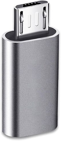 محول USB C إلى Micro USB، محول USB من النوع C أنثى إلى Micro USB Male متوافق مع Samsung Galaxy S7/S6/S5/S4/S3، Note 5/4/3، وهواتف Android والأجهزة اللوحية وأجهزة microUSB الأخرى (أسود) in Saudi Arabia