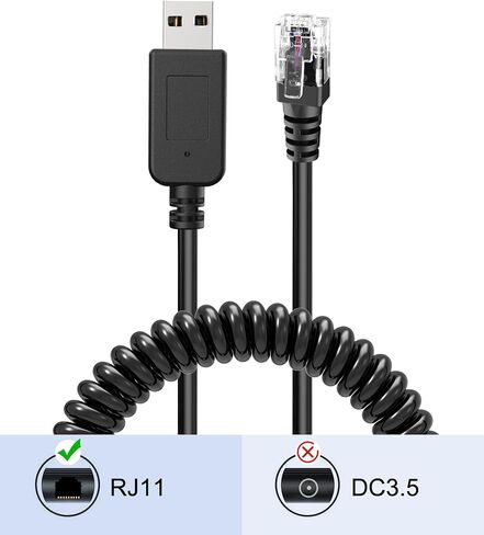 Radar Detector Cable,USB to DC3.5 Plug Cable,Replacement Power Cable for Radar Detectors,for Cobra Whistler Escort Valentine One Uniden Beltronics Radar Detector (DC3.5-6.56FT) in Saudi Arabia