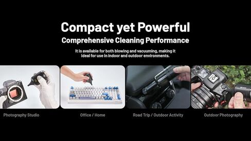 Nitecore BB Nano Electric Air Blower Duster with Filter for Cleaning Cameras, Lens, Keyboard, Computer, Laptop and Electronics, USB-C Rechargeable Portable with Filter and Lumentac Charging Cable in Saudi Arabia