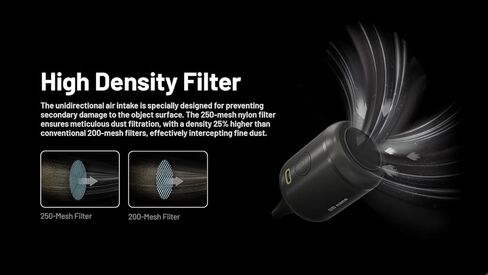 Nitecore BB Nano Electric Air Blower Duster with Filter for Cleaning Cameras, Lens, Keyboard, Computer, Laptop and Electronics, USB-C Rechargeable Portable with Filter and Lumentac Charging Cable in Saudi Arabia