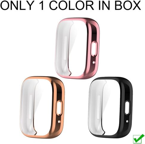 حافظات الساعة المتوافقة مع ID208 PLUS 1.8 بوصة ENOMIR Fitpolo Quican Tensky Veryfit Smart Watch، حافظة TPU مع واقي شاشة، حماية جسم الساعة والشاشة in Saudi Arabia