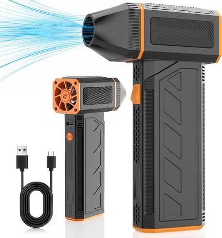 Compressed Air Duster- 130000RPM Electric Air Duster, 3 Speeds Jet Dryer Blower Computer Keyboard Cleaning -Air Blower-Car Dusters-Electric in Saudi Arabia