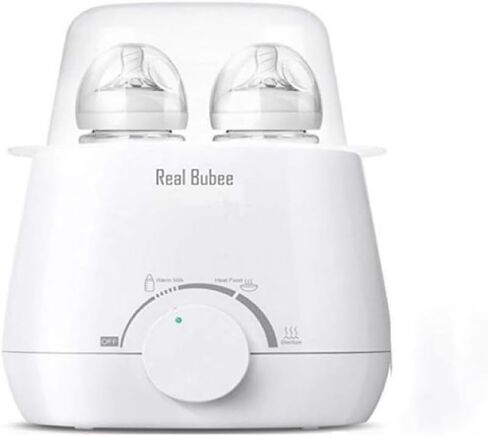 Bottle Warmer, Fast Baby Bottle Warmer for Breastmilk or Formula, 8-in-1 Double Bottle Milk Warmer for Baby, Smart Temperature Control, Sterili-zing, Heat Baby Food, Bottle Warmers for All Bottles in Saudi Arabia