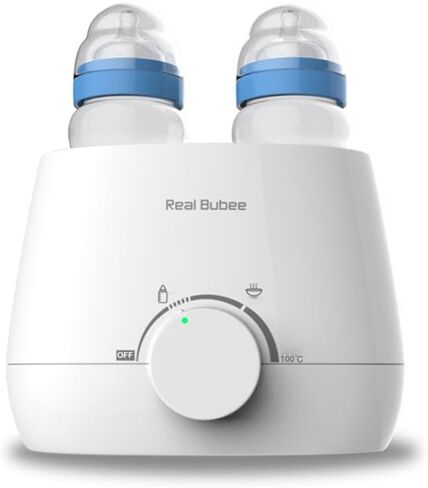 Bottle Warmer, Fast Baby Bottle Warmer for Breastmilk or Formula, 8-in-1 Double Bottle Milk Warmer for Baby, Smart Temperature Control, Sterili-zing, Heat Baby Food, Bottle Warmers for All Bottles in Saudi Arabia